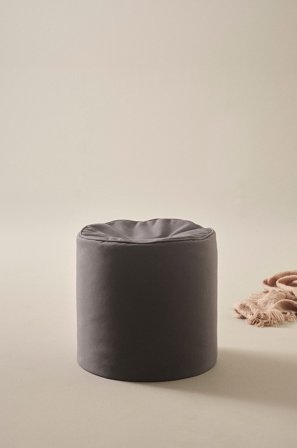 Jotex - Sittepuff, Diameter 40 Cm Grå - IBIZA - Kjøp Puter & sitteputer hos Jotex