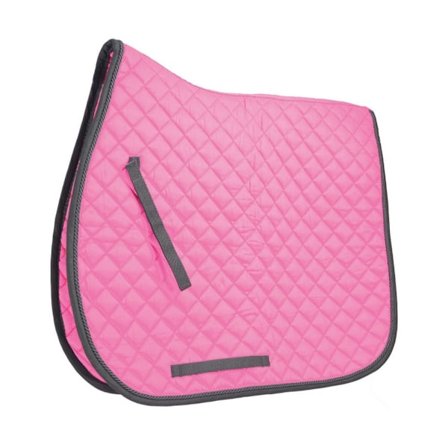 HySPEED Pro Sadelfilt Pony Rosa/ Svart Kantband