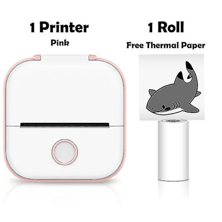 Phomemo T02 Mini Printer Bærbar Printer Termisk Udskrivning Klistermærke Trådløs Blækfri Lomme Printer Selvklæbende Etiketprinter