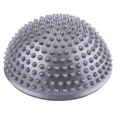 PVC oppustelig halv yogabold massagepunkt fitbold øvelser træner fitness balance bold