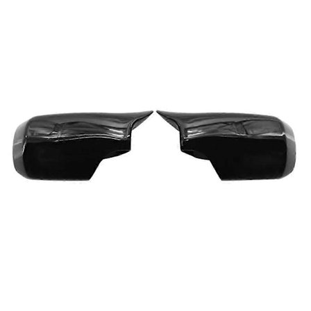 Bil Gloss Sort Oksehorn Sidespejlsdæksel til 3-serie E46 1998-2005 5-serie E39 1995-2004