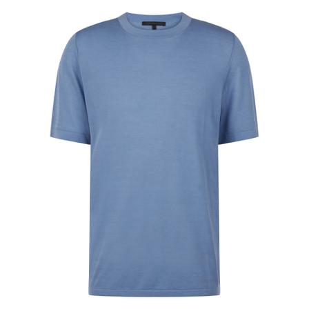 Drykorn Valentin 10 T-shirt with short sleeves , Blauw , Heren , Maat: L