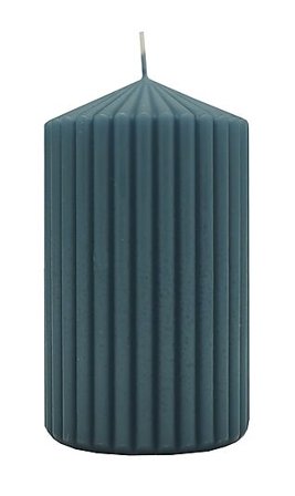 DIANA LYS Kubbelys med riller 7x12cm chinablue