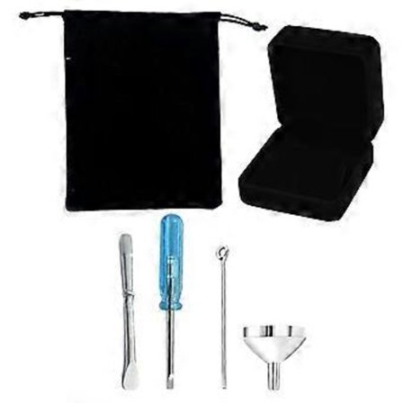 1 Setti Mini Suppilosetti Ruostumattomasta teräksestä valmistettu uurnasuppilo Täyttöpakkaus Mini suppilot pienen uurnan täyttämiseen