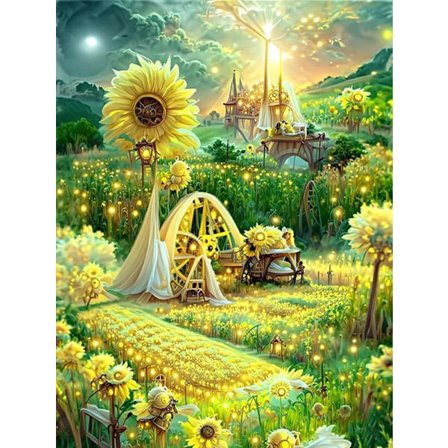 30x40cm Diamant Maleri DIY Fuld Diamant Sticker - DW160