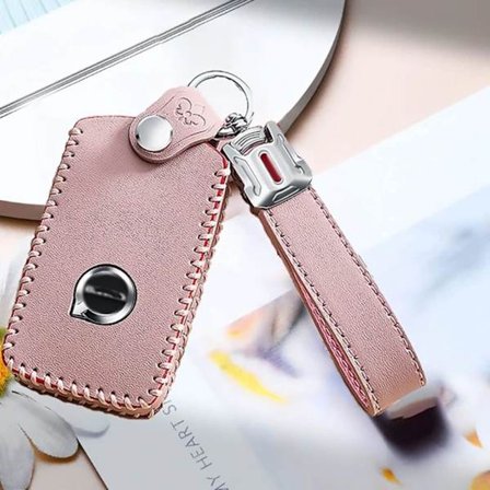 1 stk. - Rosa nøkkeldeksel for Volvo xc60 xc40 s90 xc90