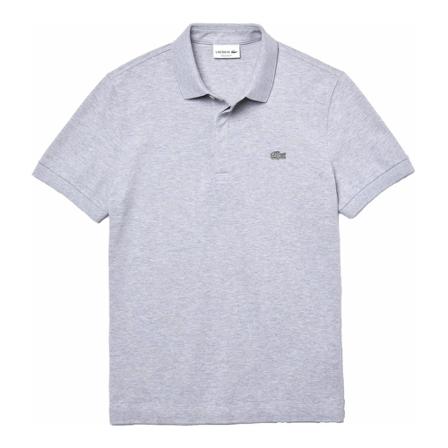 Lacoste Polo Slimfit , Grijs , Heren , Maat: M