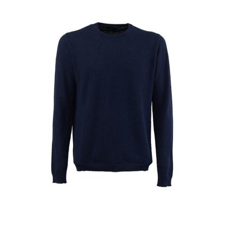 Roberto Collina Long sleeve sponge shirt , Blauw , Heren , Maat: M