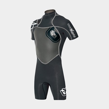 Base hx våtdräkt kort modell herr svart str. xs