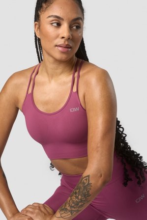 ICANIWILL - Define Seamless Sports Bra Grape - Sports-BH - Damer - Træningstøj fra ICIW