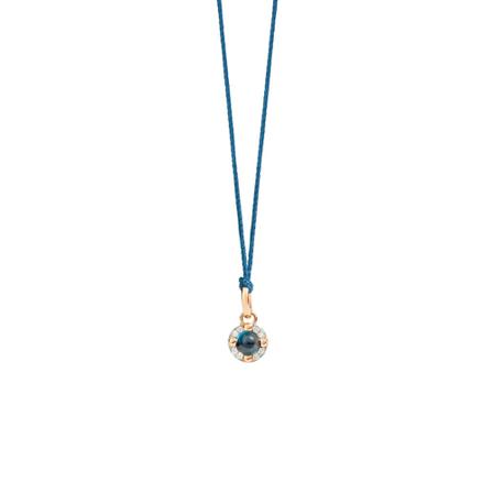 Pomellato Pomellato - Woman - Pmb8070o7000DB0TL - Charm mama does not love London blue diamond Blå, Dame Halskæder, Størrelse: ONE Size