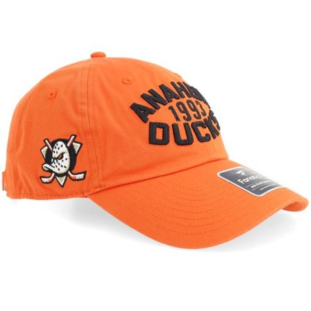 Fanatics - NHL Orange unconstructed Keps - Anaheim Ducks Archer Un Adj Classic Orange Dad Cap @ Hatstore