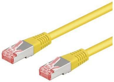 Goobay S/FTP (PiMF) PatchCord Cat6. Yellow. 0.25m Factory Sealed