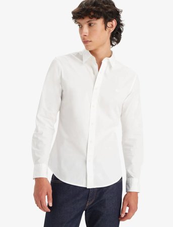 Levi's Ls Battery Hm Shirt Slim Brigh - White - L