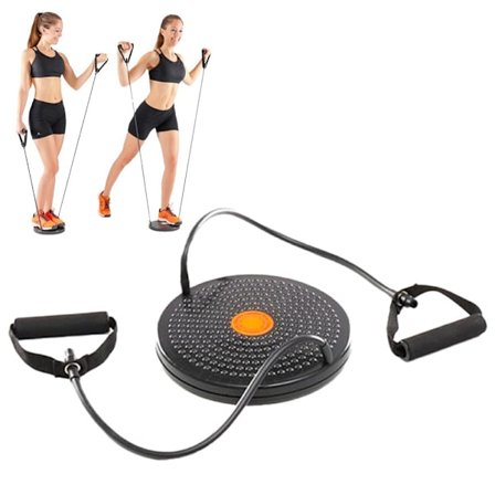 Roterende Træningsplade med Gummibånd - Cardio Twister