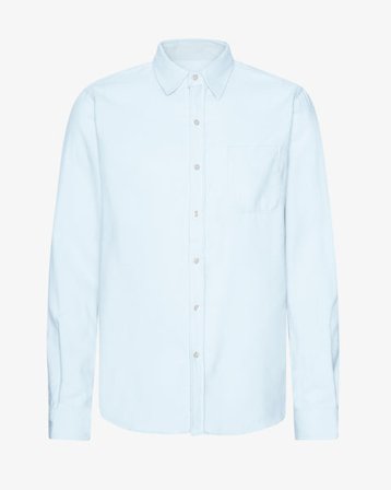 Organic Flannel Shirt - Polar Blue