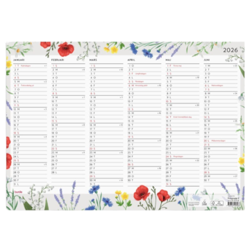 Veggark Blomster 2026