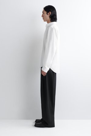 COS Men's Camicia Classica In Cotone in Bianco