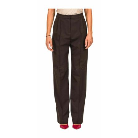 Patrizia Pepe, Wide Trousers Bruin, Dames, Maat:M