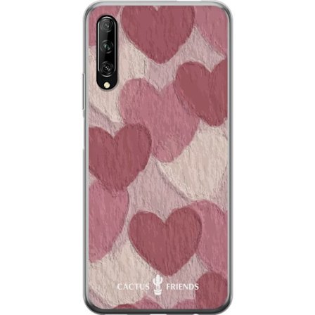 Yhteensopiva Puhelinkuori Huawei Huawei P smart Pro 2019 Cactus and Friends - Blush Paper Hearts