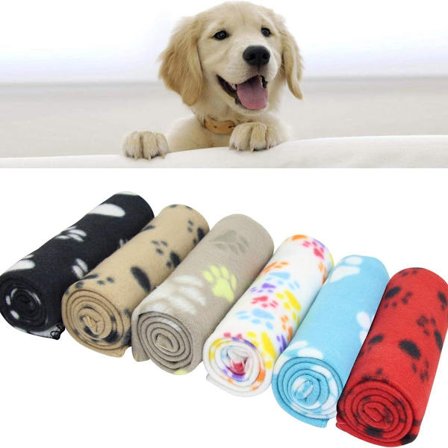 Blandet hvalpetæppe, hundekattepude, fleece-tæpper, KLB