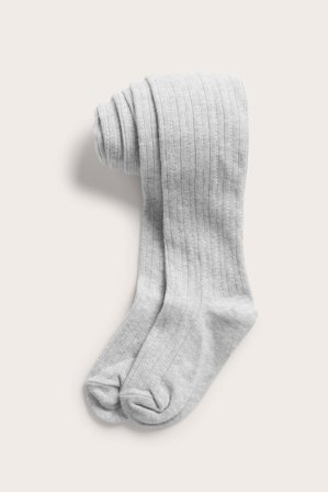 Kappahl | Mönsterstickade strumpbyxor Ljusgrå 134/140 | Ljusgrå