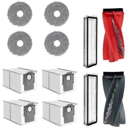 Til Qrevo Curv - Reservedele Rullebørste Filtre Mopper Støvposer Robot Støvsuger Tilbehørssæt