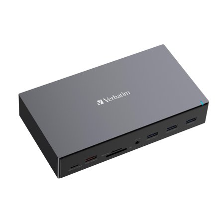 Verbatim Pro - dokkingstasjon - USB-C - 3 x HDMI, 2 x DP - 1GbE