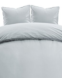 Pussilakana King Size yksivärinen Humble 3 osaa Vaaleansininen