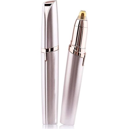 Genopladelig øjenbrynshår fjerner, elektrisk smertefri øjenbryns trimmer epilator til kvinder, bærbar øjenbryns barbermaskine