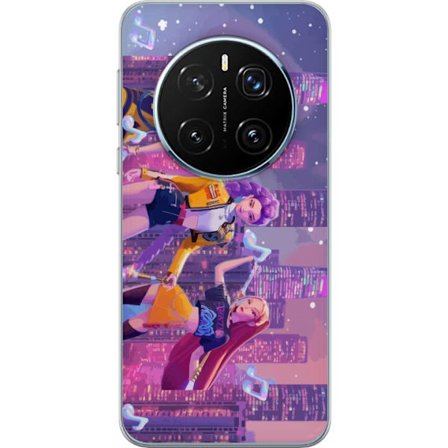 Kompatibel Mobilcover til Honor Honor Magic7 Pro Futuristisk K-Pop Demon Hunters pigegruppe illustration med neonbyens popkultur æstetik og kraftfuld