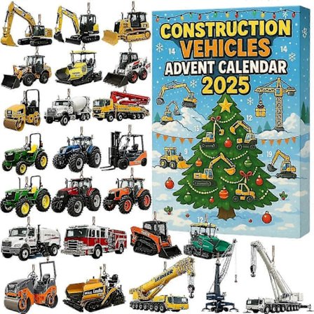 Adventskalender för Byggfordon 2025 [DB]