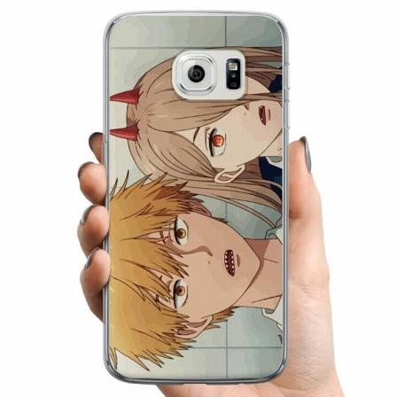 Samsung Galaxy S6 Edge Tpu Mobilskal Chainsaw Man
