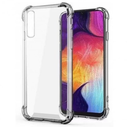 Stöttåligt Skal Samsung A50 - Transparent