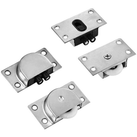 Tyst Glidande Dörr Axel Möbel Glidande Rullar Skåp Fönster Hårdvara Tillbehör För Badrum