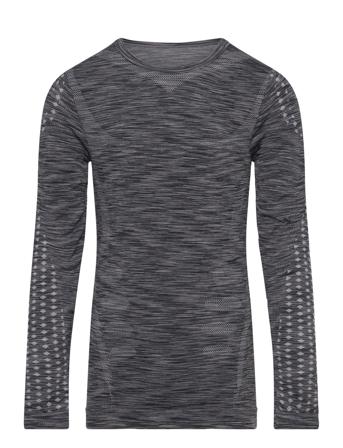 Ascoli Jr. Melange Seamless L/S Performance Tee Endurance Grey