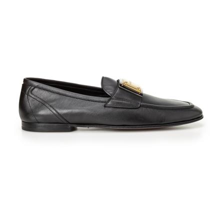 Dolce & Gabbana Instappers , Zwart , Heren , Maat: 43 EU Instappers & Slip ons