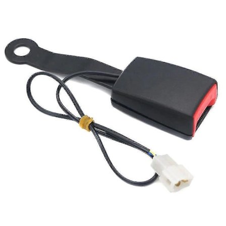 Bil Forreste Sikkerhedssele Spænde Udtag Camlock Kontakt Advarselskabel (1 stk., sort)-God