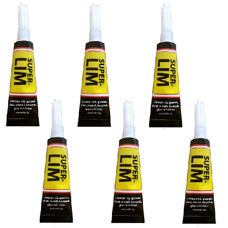 6 St Superlim , 3gr/tub , Limmar det mesta