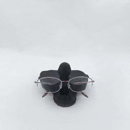 Holdere til briller i kranieform, kreativ brilleholder til skrivebord på kontoret, hjemmet, natbord, til opbevaring af smykker, fødselsdagsgave