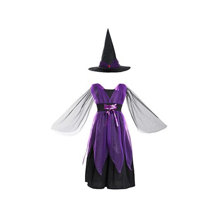 Halloween kostym barn häxa cosplay cape{SL}