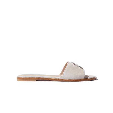 Scarosso - Flip-flops - Beige - Dam - Storlek: 39 1/2 Eu, Dam, Storlek: 39 1/2 EU