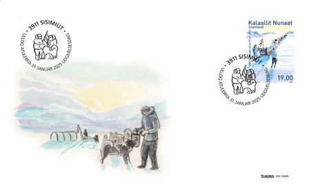 Grønland - Sirius-patruljen 75 år - Førstedagskuvert