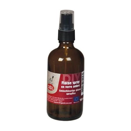 Sprayflaska - Bärnstensfärgat glas - 100 ml