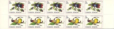 Norge 1992 - AFA 1086Cv-1087Ch - Frimærkehæfte - Postfrisk