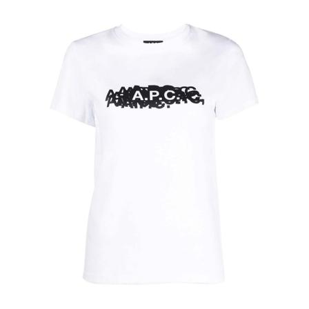 A.p.c., A.p.c. T-shirts and Polos White Biały, Kobieta, Rozmiar: XS