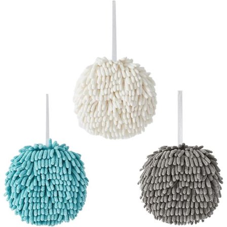 3-pack HOME Chenille Handduksboll Snabb Torkande Handboll Ab,ZQKLA
