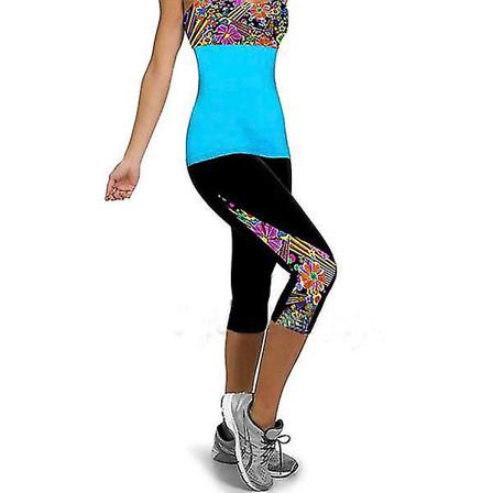 Skinny Short Yoga Byxor För Kvinnor B L
