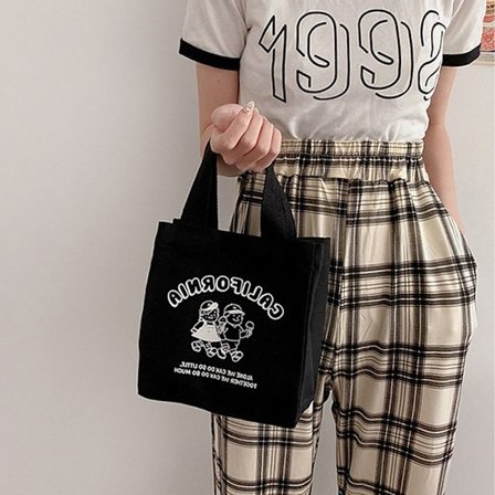 Lunchpåse Canvas Lunchlåda SVART TYP 2-L TYP 2-L