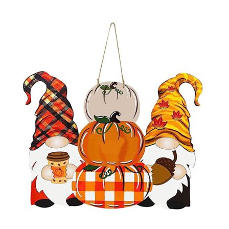 Thanksgiving Decor Efterårs træskilt A A